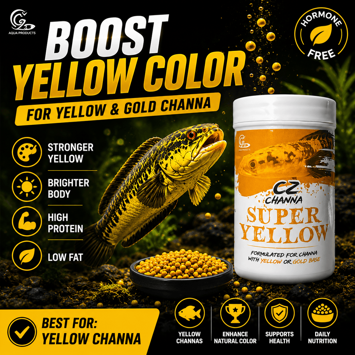 CZ Aqua Channa Super (YELLOW) 50g