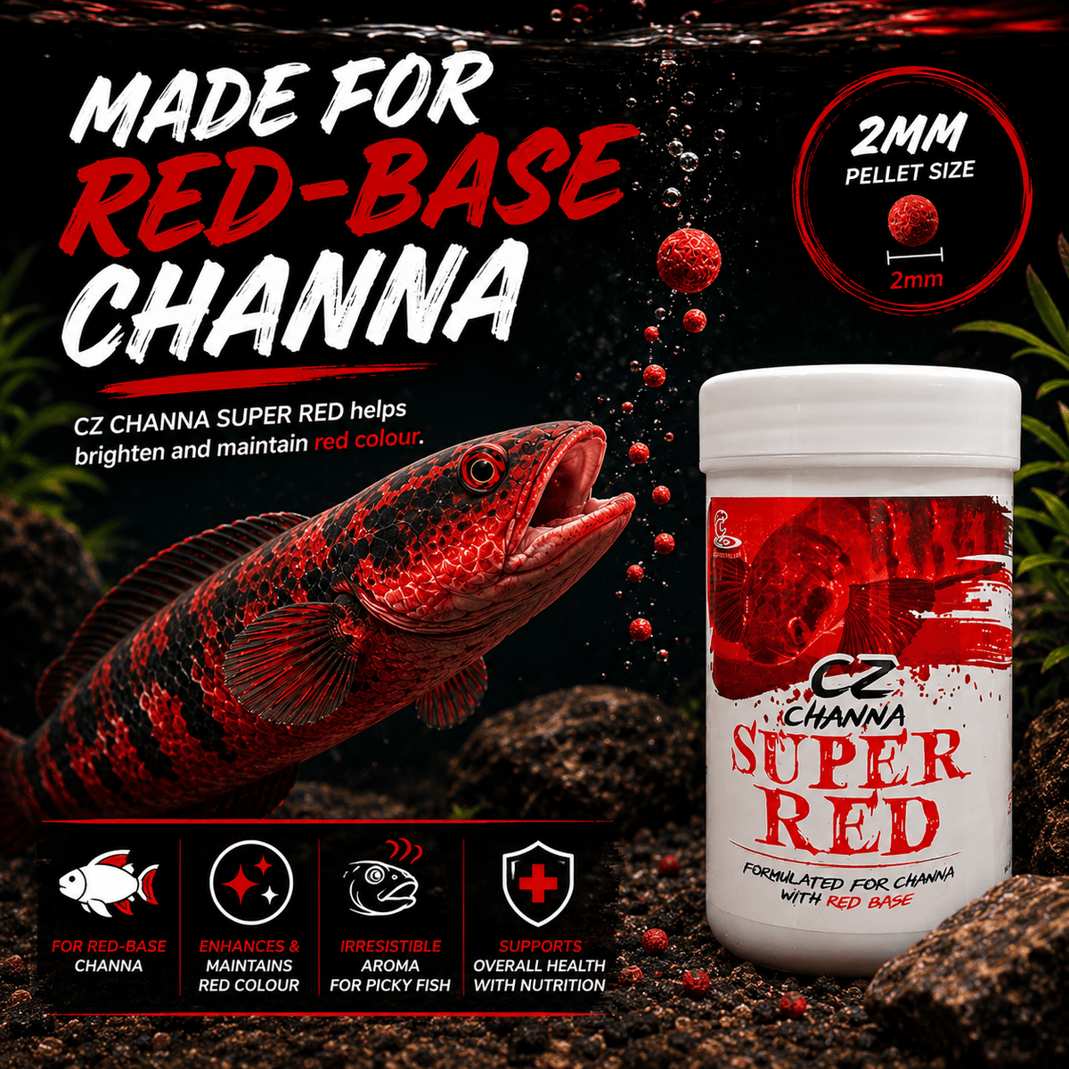 CZ Aqua Channa Super (RED) 50g