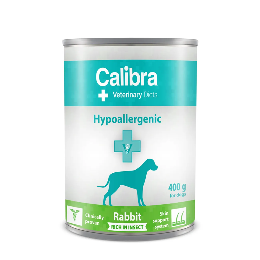 Calibra VD Dog Can Hypoallergenic Rabbit & Insect Wet Food
