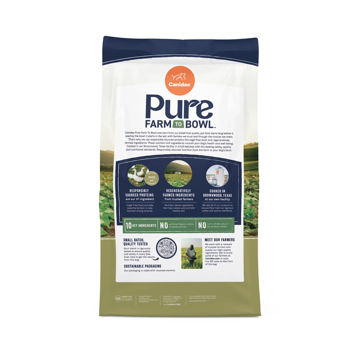 Canidae PURE Grain Free Dry Dog Food - Duck & Sweet Potato
