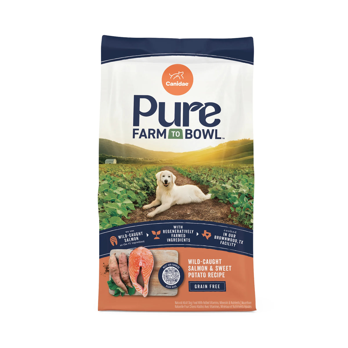 Canidae PURE Grain Free Dry Dog Food - Salmon & Sweet Potato