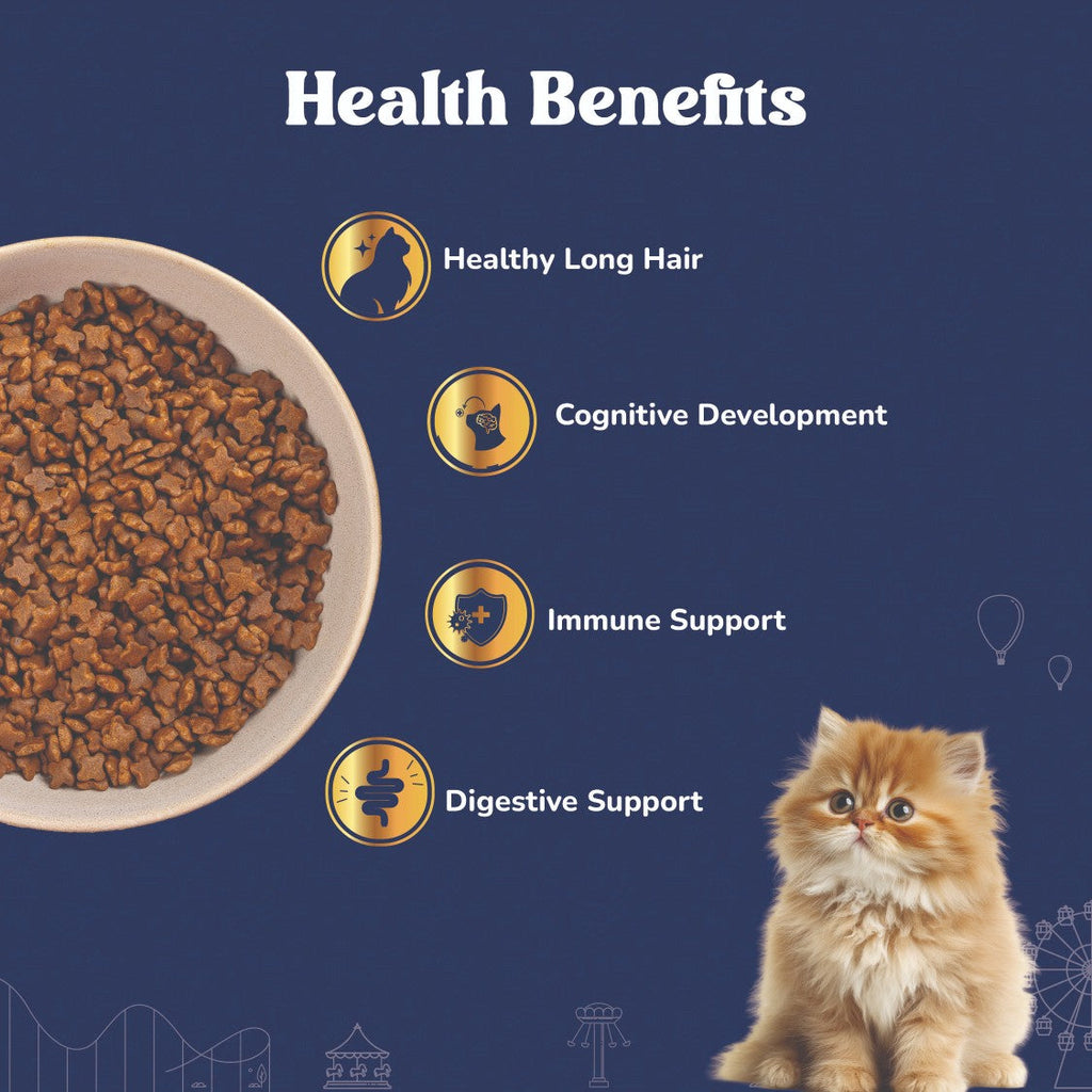 Carniwel Dry Persian Cat Food with Fresh Sardines & Krill, Kitten