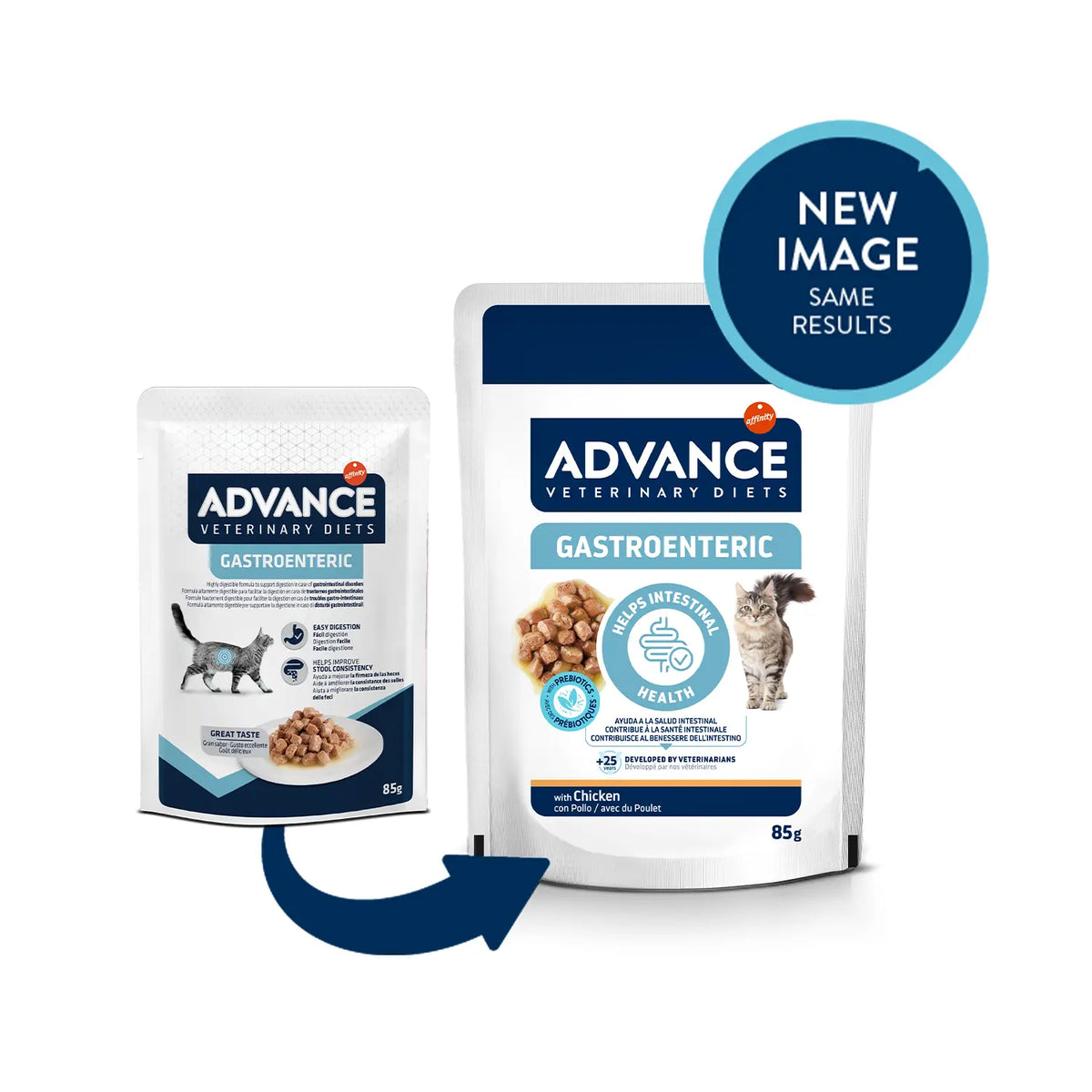 Advance - Veterinary Diets Series For Cats - Gastroenteric Wet Pouch