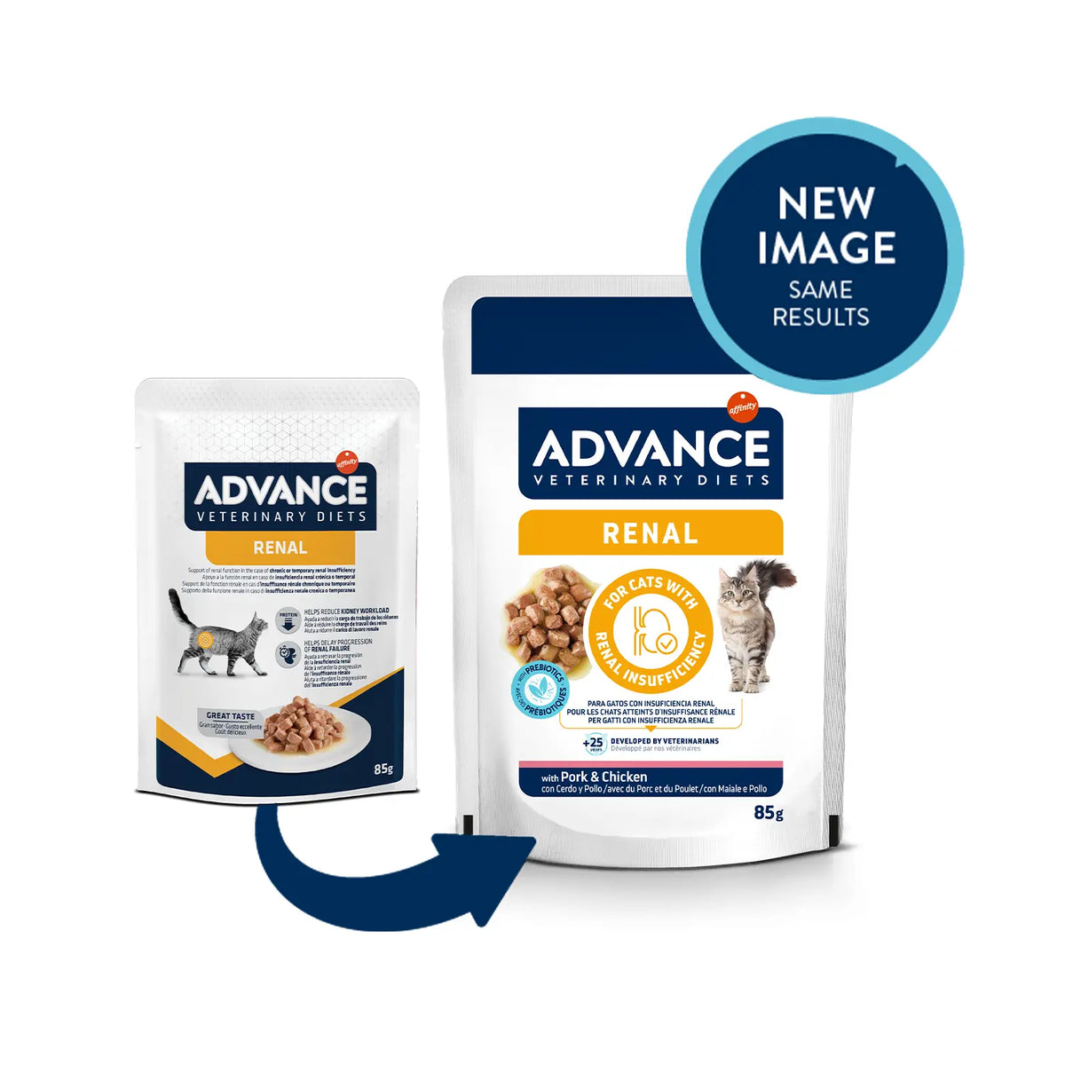 Advance - Veterinary Diets Series For Cats - Renal Wet Pouch