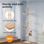Floor to Ceiling Cat Tree 230-275cm