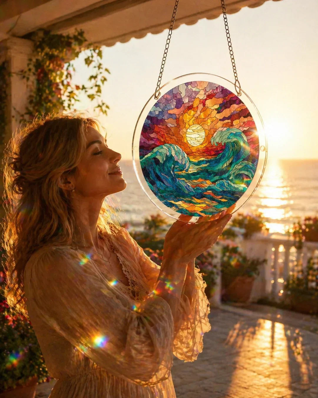 🔥LAST DAY 70% OFF 🧩Acrylic 80 Pcs Puzzle✨Suncatcher Hanging Ornament