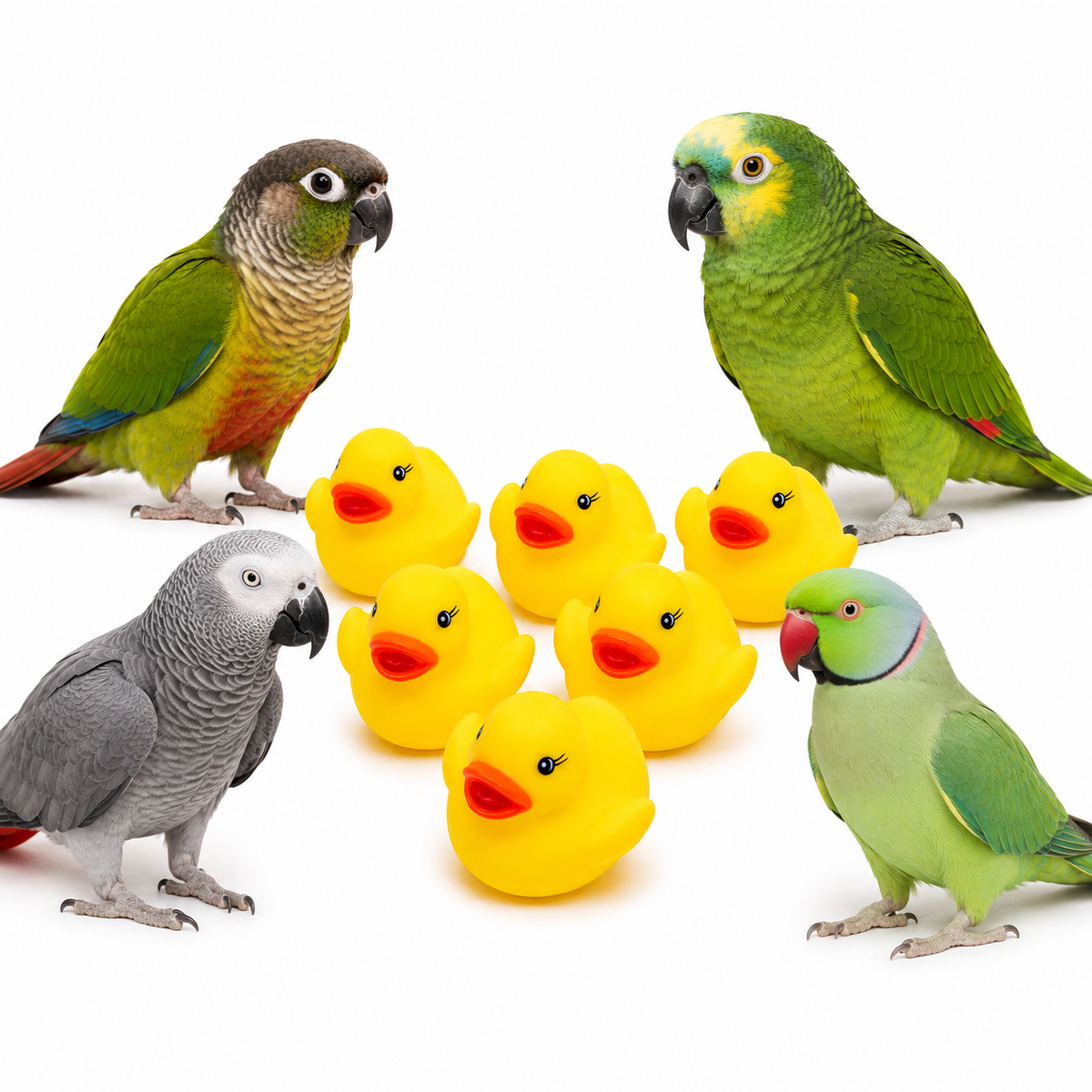 3454 Pk6 Rubber Ducky