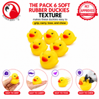 3454 Pk6 Rubber Ducky