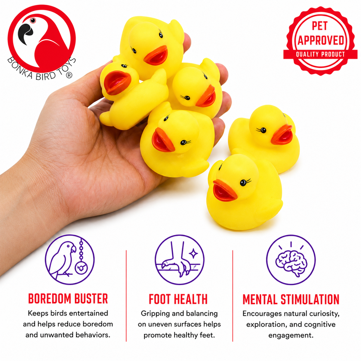 3454 Pk6 Rubber Ducky