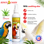 White Rainforest Mist Cockatoos and Macaw 8oz