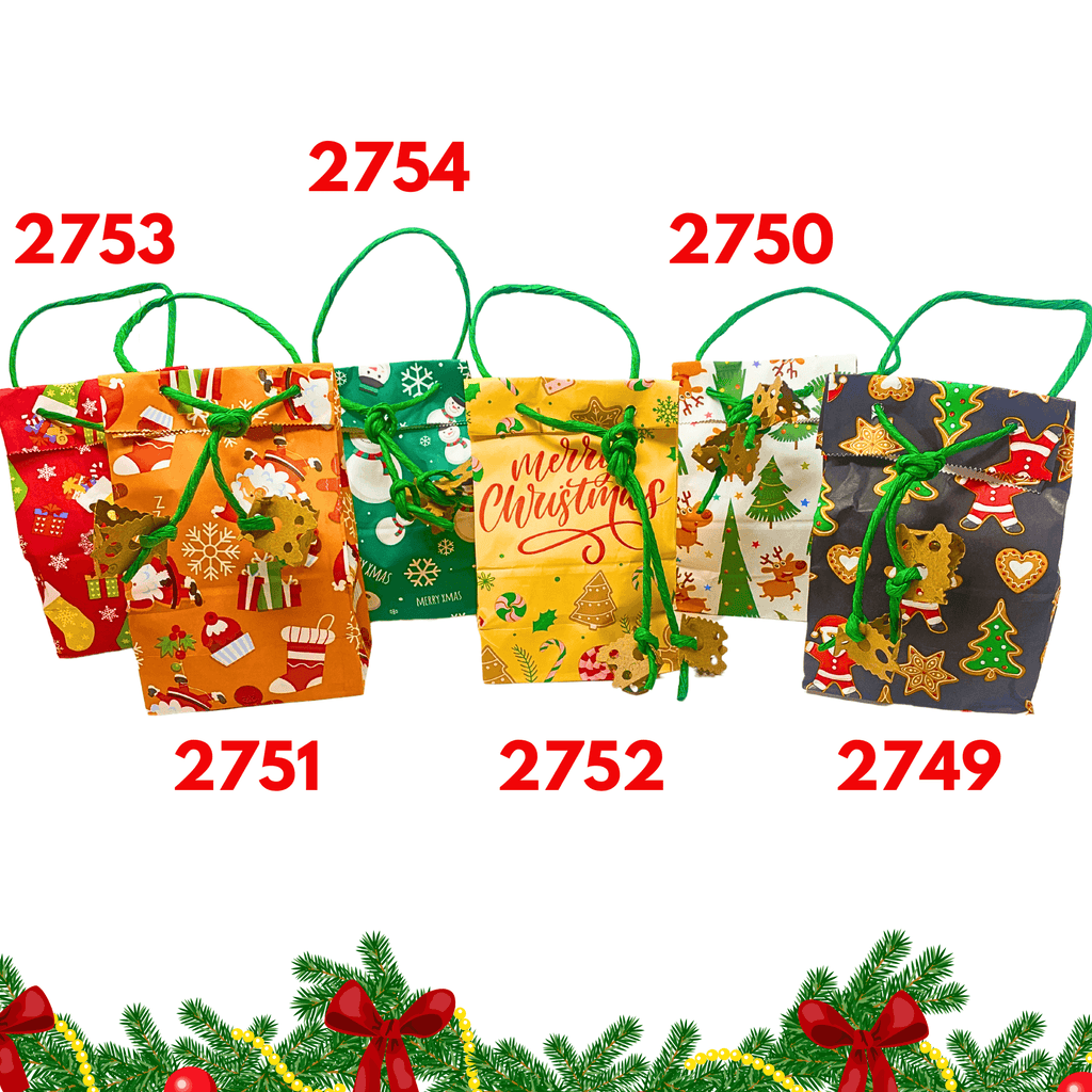 2754 Christmas Snowman Treat Bag