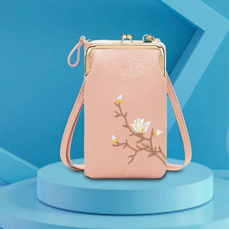💗Hot Sale 50% OFF🌸Women Sling Cross-Body Wallet with Mobile Cell Phone Holder
