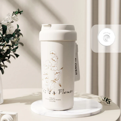 🔥Gift Idea 49% OFF Hot Sale🔥Lily of the Valley Stainless Steel / Ceramic Liner Insulation Cup