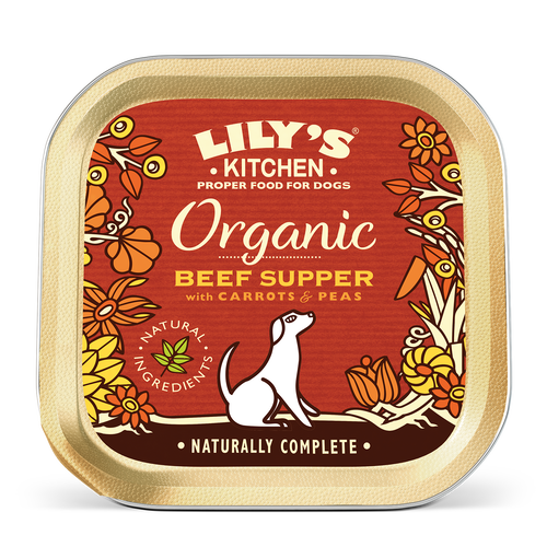 Lily's Kitchen - Wet Food For Dogs - Organic Beef Supper 150g