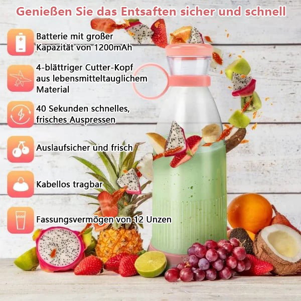 🎄 Christmas Deals🍊Portable Juicer Bestseller | 🌟 Fresh Juice, Anytime, Anywhere!