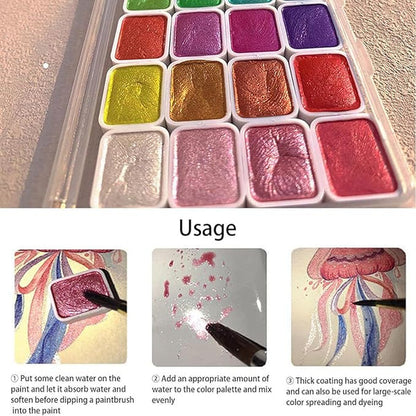 ❄️ Winter Sale 50% OFF😊20 Colors Watercolor Set