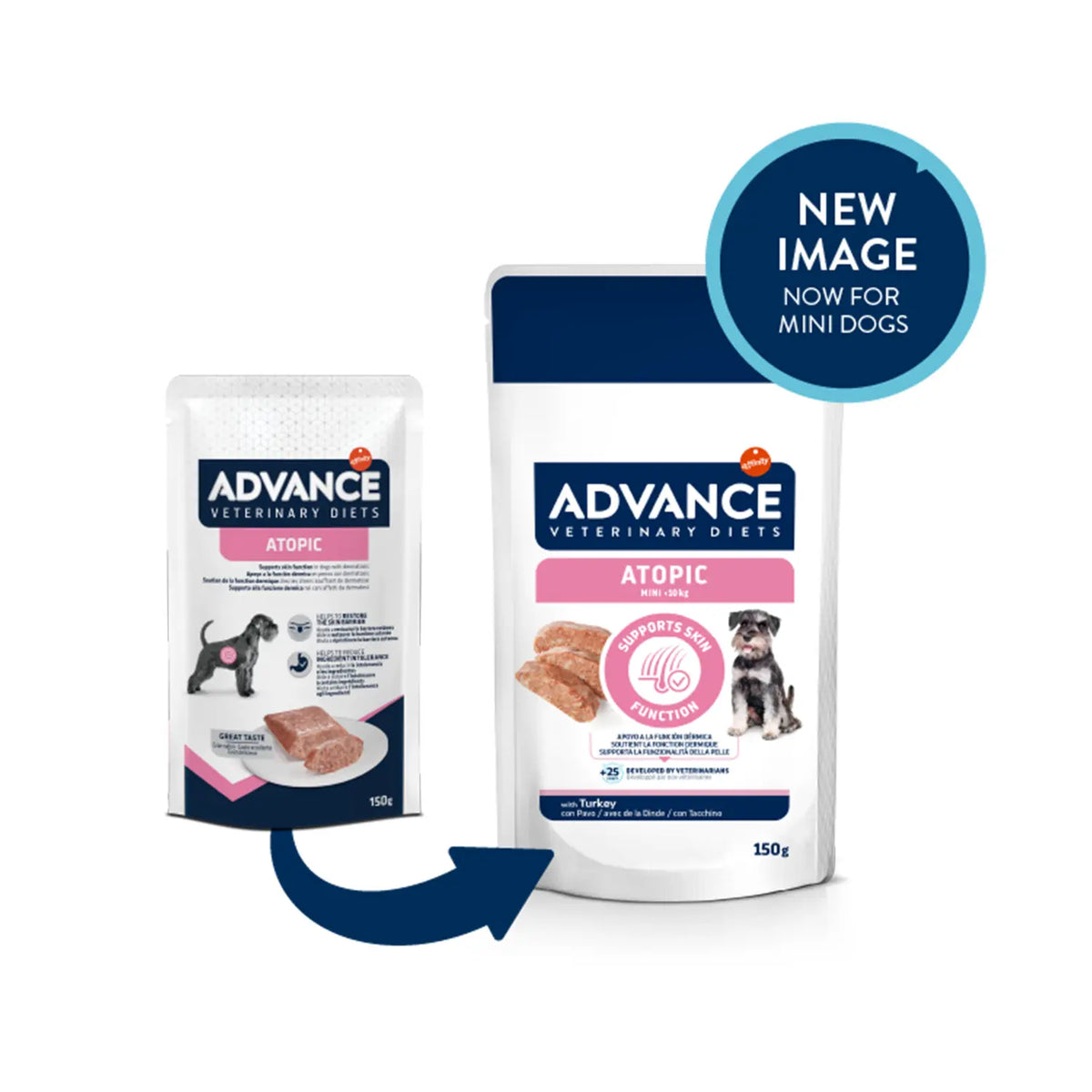 Advance - Veterinary Diets Series For Dogs - Atopic Wet Pouch