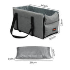 Console Dog Car Seat with Safe Belt Protector