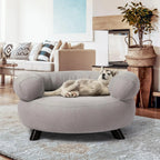 Pet Sofa Bed Soft Round Lounge Couch