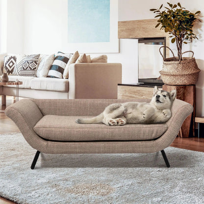 Raised Dog Lounge Bed – Elevated Sofa Style
