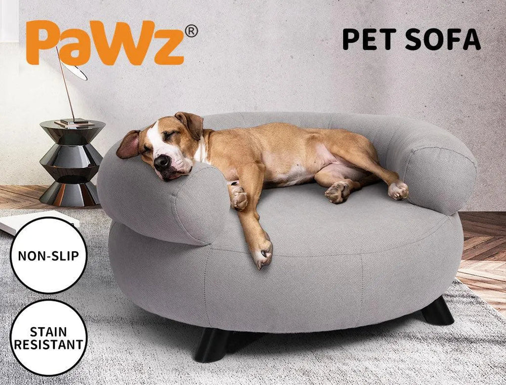 Pet Sofa Bed Soft Round Lounge Couch