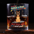 Dog Dad Forever - Personalized Whiskey Glass