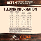 Wellness Core Dry Dog Food Grain Free Ocean: Whitefish, Herring & Salmon