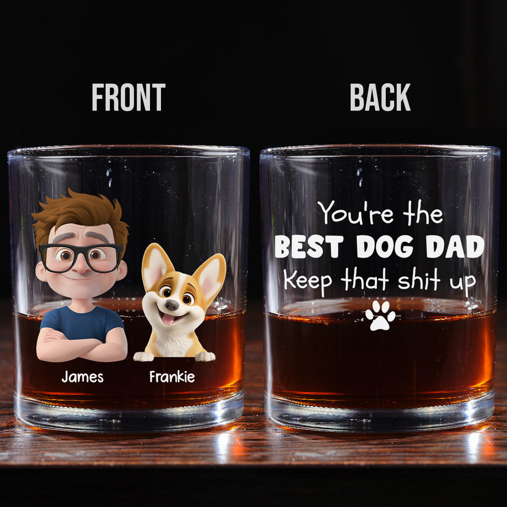 Keep That Shit Up - Personalized Whiskey Glass