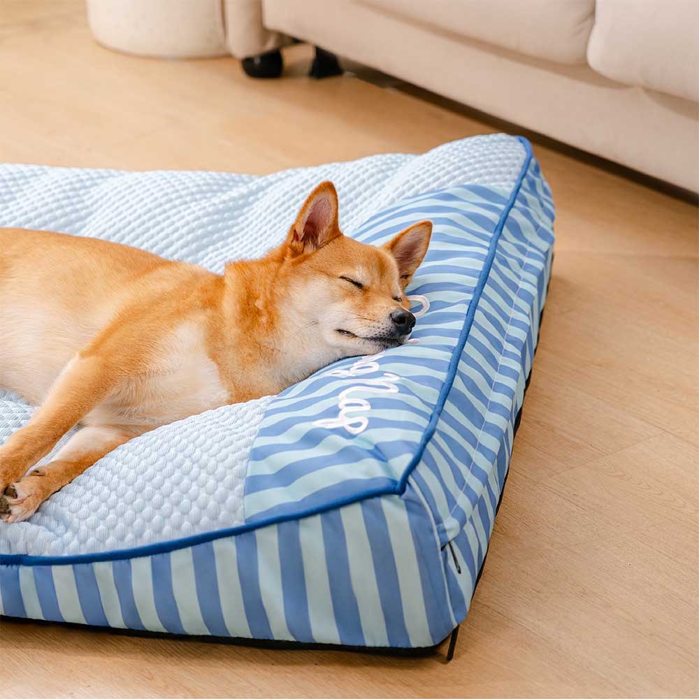 Extra Large Cooling Washable Rectangle Orthopedic Outdoor Dog Bed