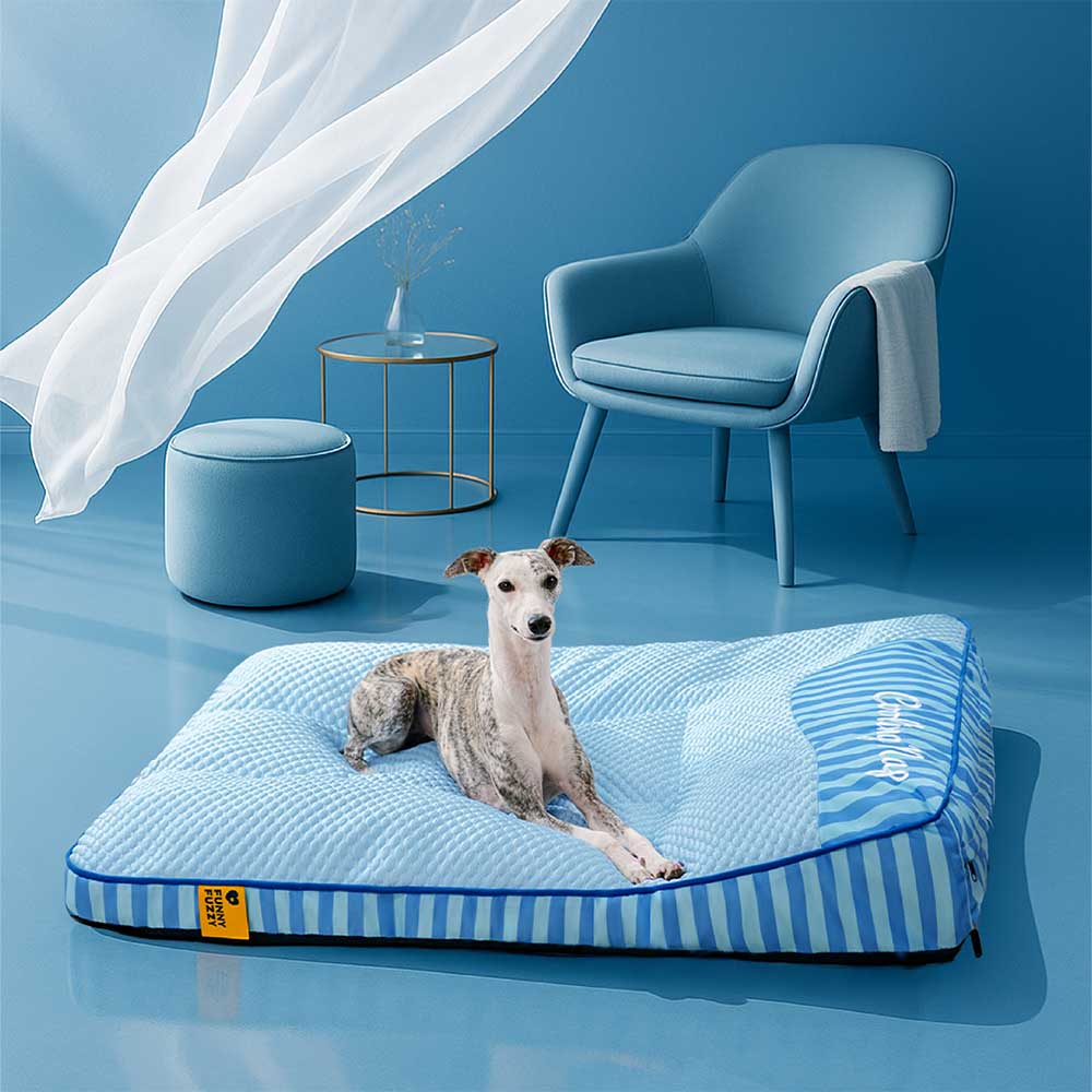 Extra Large Cooling Washable Rectangle Orthopedic Outdoor Dog Bed