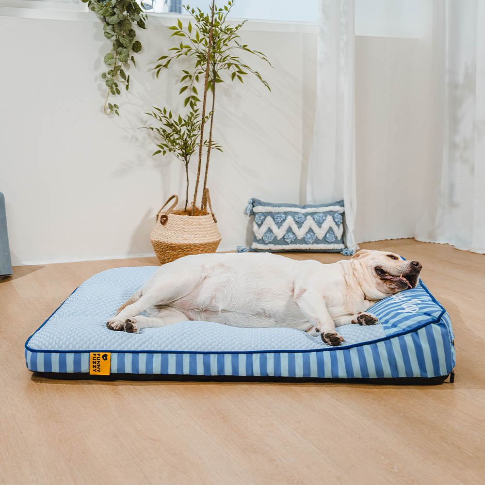 Extra Large Cooling Washable Rectangle Orthopedic Outdoor Dog Bed