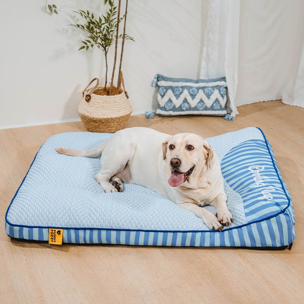 Extra Large Cooling Washable Rectangle Orthopedic Outdoor Dog Bed