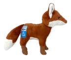Spunky Pup Dog Toy Clean Earth Recycled Plush Fox
