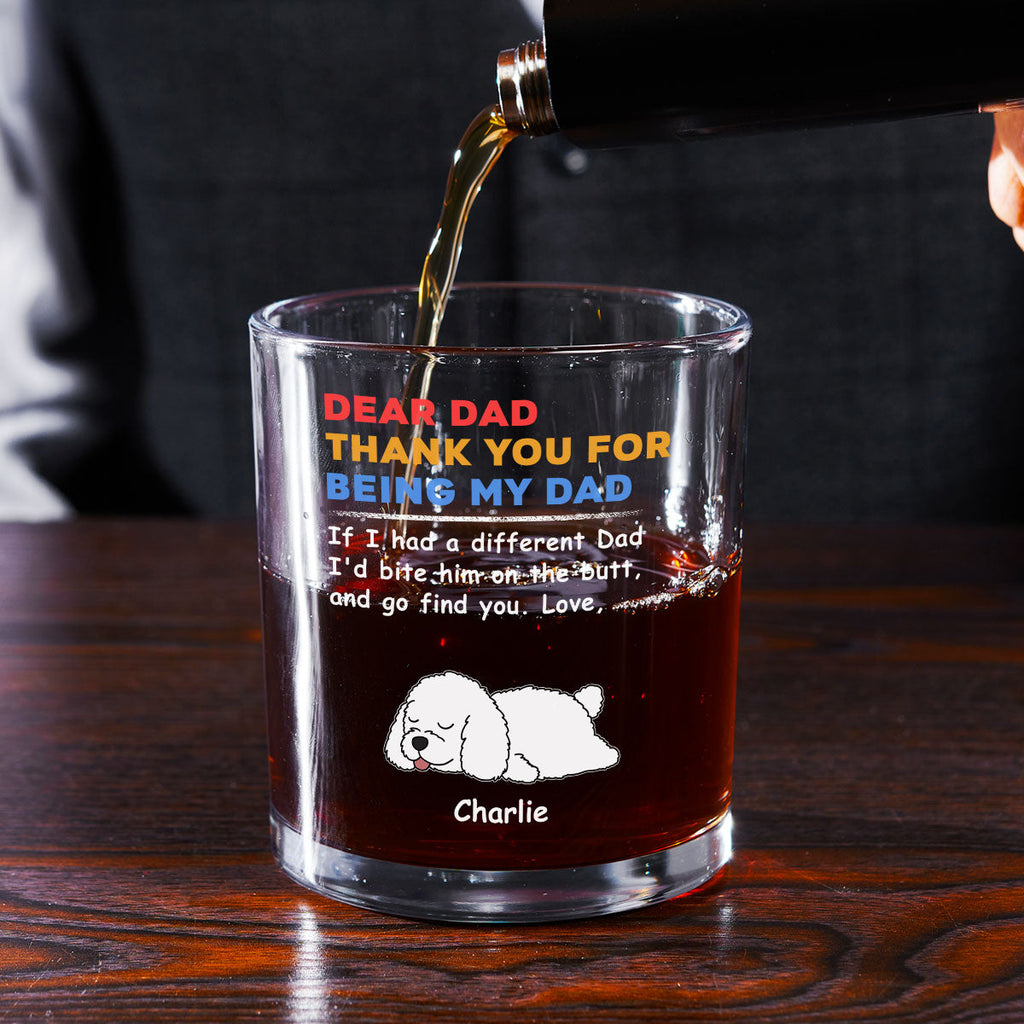 Bite The Butt - Personalized Whiskey Glass