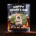 Putting Up With Funny Dad Photo - Personalized Whiskey Glass