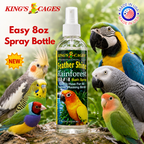 Kings Cages Rainforest Mist Feather Shine Bath Spray 8oz