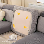 Modern Geometric Stretch Full-Wrap Magic Sectional Couch Cover