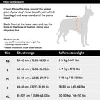 FUNNYFUZZY Reflective Adjustable Outdoor Dog Harness - Flexi Walker