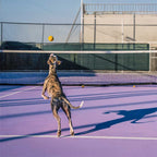 Tennis Ball Dog Toy - Squeaky & Bounce