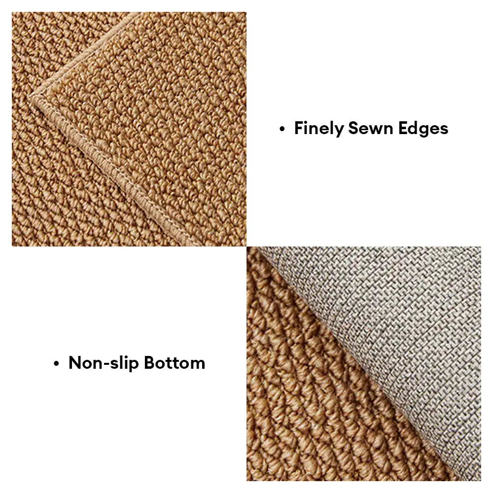 Adjustable Faux Sisal Scratch-Resistant Sofa Armrest Protector Cover for Cats