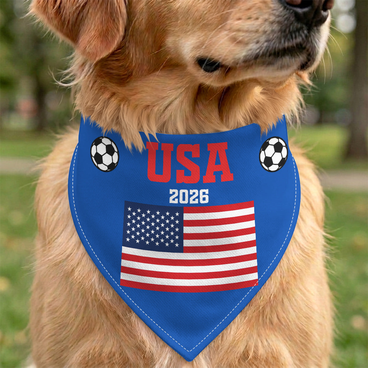 One Dream One Cup 2026 - Personalized Pet Bandana