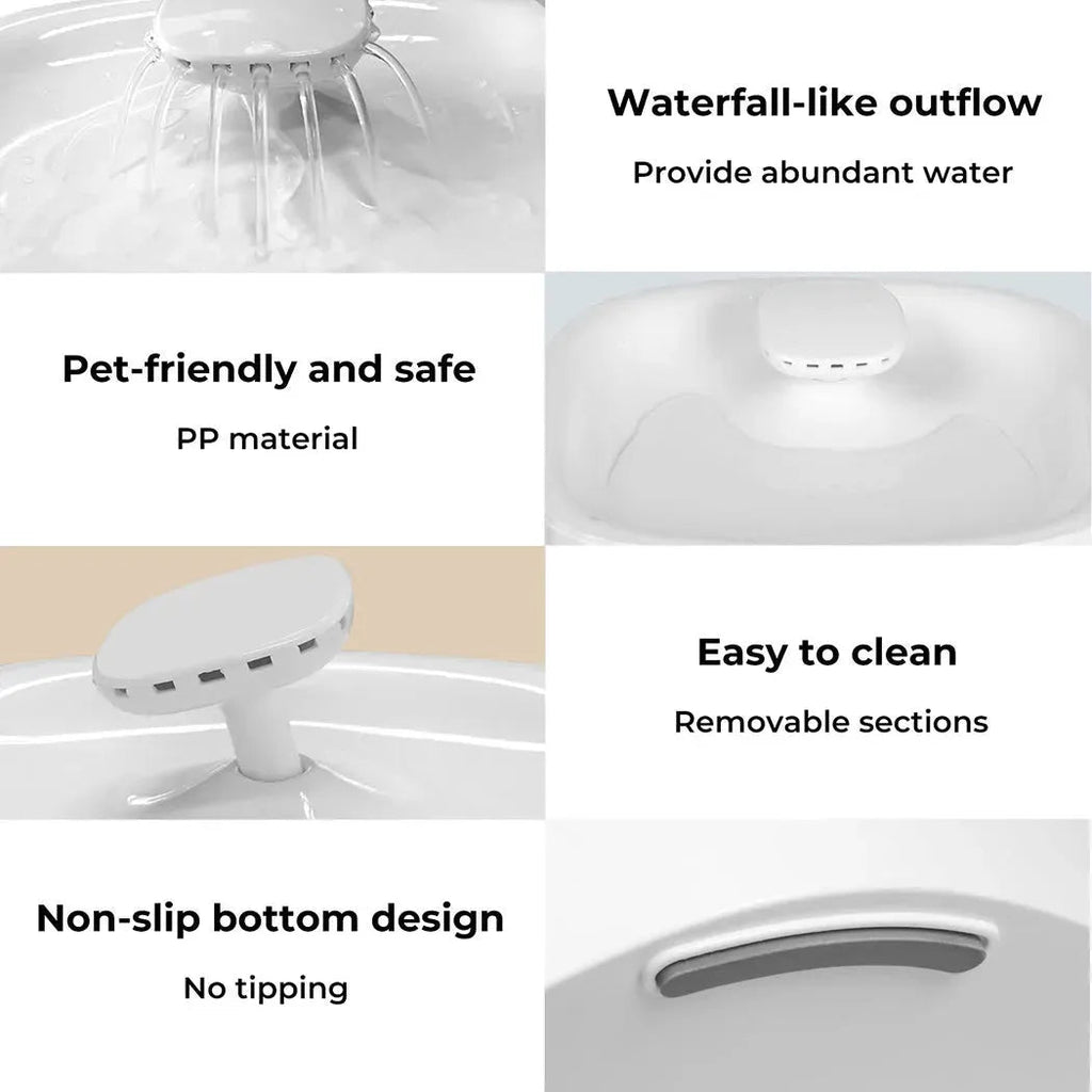 Dog & Cat Water Fountain – Automatic Pet Drinking Dispenser
