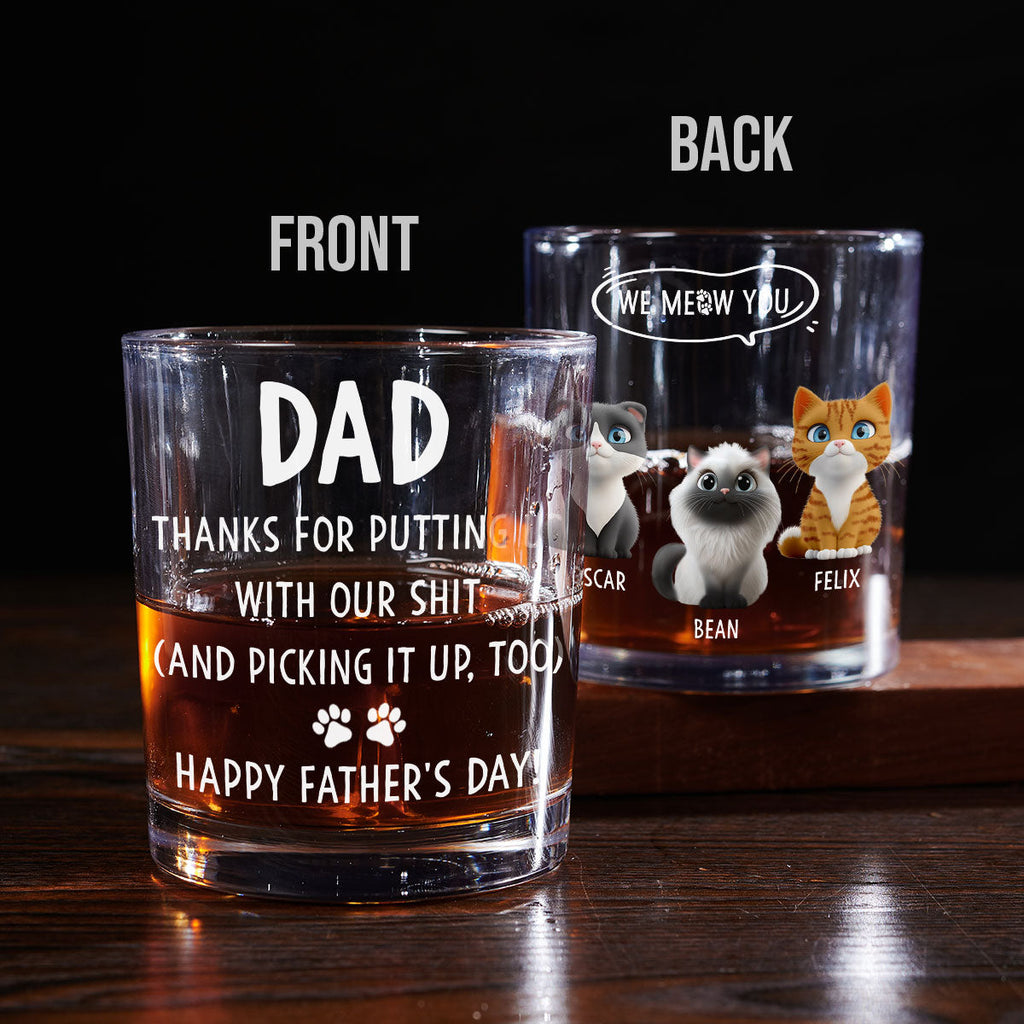 Still Your Furry Little Problem - Personalized Whiskey Glass