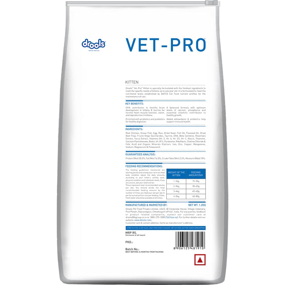 Drools VET PRO Kitten Dry Cat Food
