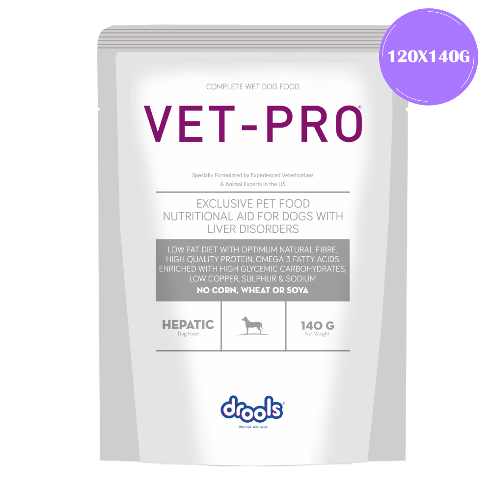 Drools VET PRO Hepatic Adult Wet Food for Dogs