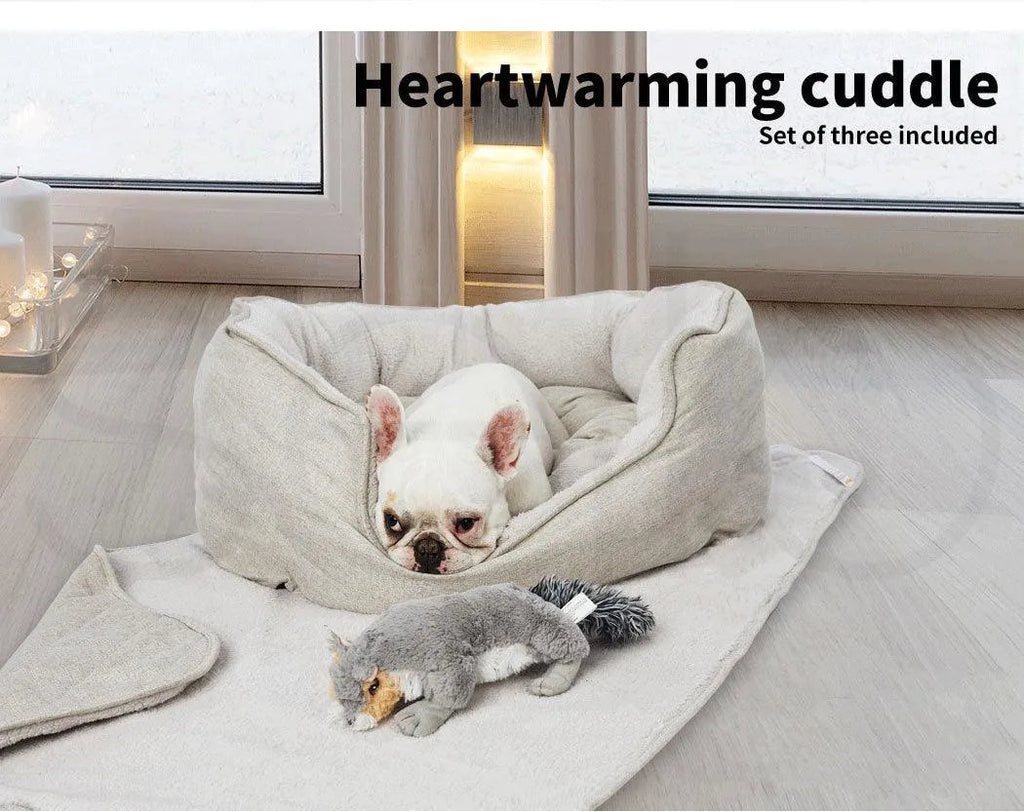 Snuggle Pet Calming Bed Set– Soft & Comfy Design