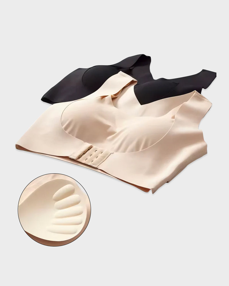 🤩HOT SALE - 50% OFF💝Front Closure Cross-Back Wireless Posture Bra