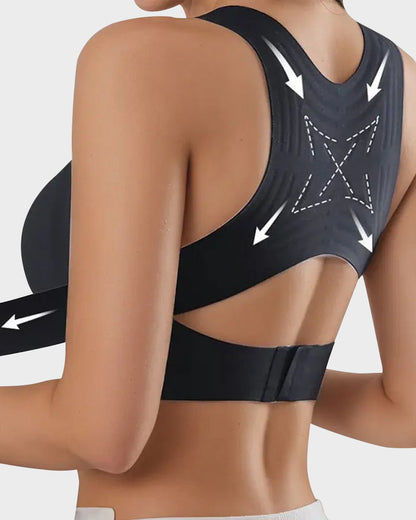 🤩HOT SALE - 50% OFF💝Front Closure Cross-Back Wireless Posture Bra