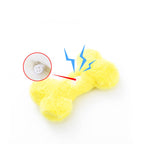 Funny Bone Squeaky Plush Toy Dog Chew Toy