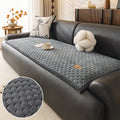 Soft Plush Scratch-Resistant Pet Mat One-Piece Non-Slip Couch Cover